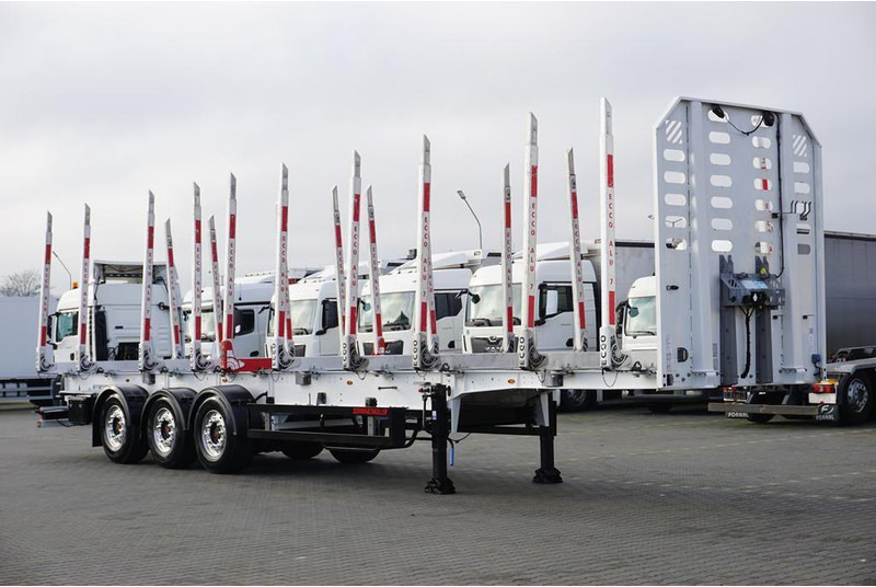 Schwarzmüller / KŁONICOWA / DO DREWNA WAGA 5 700 KG / OŚ PODNOSZONA - Ремарке за дърва: снимка 2 Schwarzmüller / KŁONICOWA / DO DREWNA WAGA 5 700 KG / OŚ PODNOSZONA - Ремарке за дърва: снимка 2