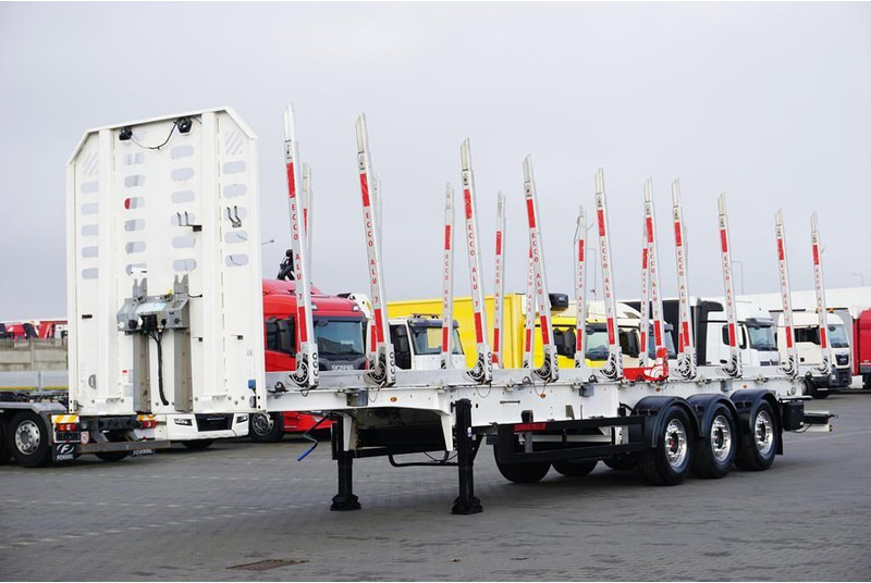 Schwarzmüller / KŁONICOWA / DO DREWNA WAGA 5 700 KG / OŚ PODNOSZONA - Ремарке за дърва: снимка 1 Schwarzmüller / KŁONICOWA / DO DREWNA WAGA 5 700 KG / OŚ PODNOSZONA - Ремарке за дърва: снимка 1