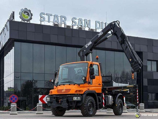 Unimog Mercedes-Benz UNIMOG U300 4x4 HIAB 122 D-3 CRANE - Мотоблок: снимка 1 Unimog Mercedes-Benz UNIMOG U300 4x4 HIAB 122 D-3 CRANE - Мотоблок: снимка 1