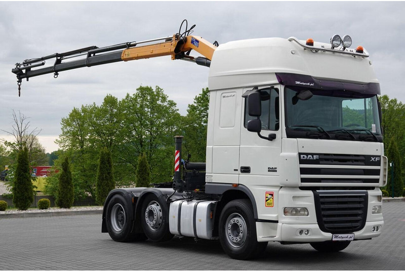 DAF XF 105.510 / CIĄGNIK SIODŁOWY PUSHER / + HDS COPMA 160.5 / WYSÓ - Влекач: снимка 2 DAF XF 105.510 / CIĄGNIK SIODŁOWY PUSHER / + HDS COPMA 160.5 / WYSÓ - Влекач: снимка 2