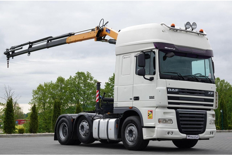DAF XF 105.510 / CIĄGNIK SIODŁOWY PUSHER / + HDS COPMA 160.5 / WYSÓ - Влекач: снимка 1 DAF XF 105.510 / CIĄGNIK SIODŁOWY PUSHER / + HDS COPMA 160.5 / WYSÓ - Влекач: снимка 1