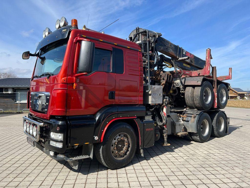 MAN TGS 26.540 6x4 Darus nyergesvontató + rönkszállító pótkocsi Logl - Влекач: снимка 3 MAN TGS 26.540 6x4 Darus nyergesvontató + rönkszállító pótkocsi Logl - Влекач: снимка 3
