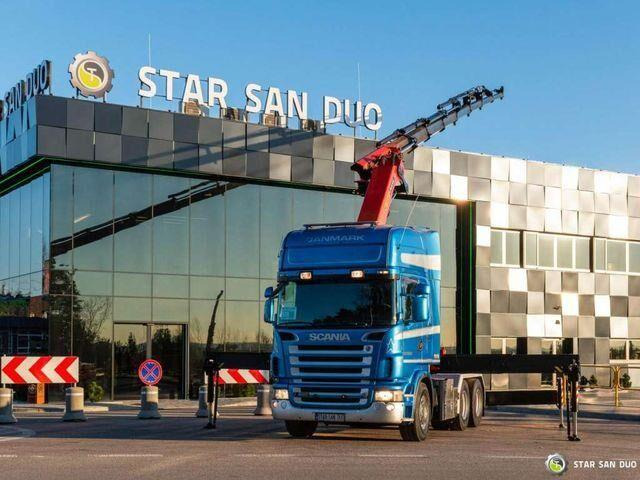 Scania R500 6x4 PALFINGER PK 44002 Crane Kran - Влекач: снимка 1 Scania R500 6x4 PALFINGER PK 44002 Crane Kran - Влекач: снимка 1