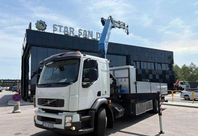 Volvo FE 240 4x2 HMF 1560 K3 HDS Rotator Crane Kran - Бордови камион, Камион с кран: снимка 4 Volvo FE 240 4x2 HMF 1560 K3 HDS Rotator Crane Kran - Бордови камион, Камион с кран: снимка 4