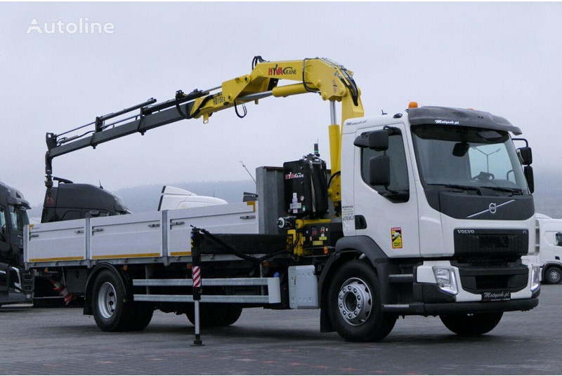 Volvo FE 280 - Бордови камион, Камион с кран: снимка 1 Volvo FE 280 - Бордови камион, Камион с кран: снимка 1