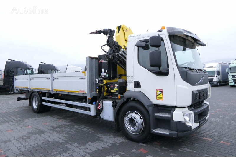 Volvo FE 280 - Бордови камион, Камион с кран: снимка 3 Volvo FE 280 - Бордови камион, Камион с кран: снимка 3