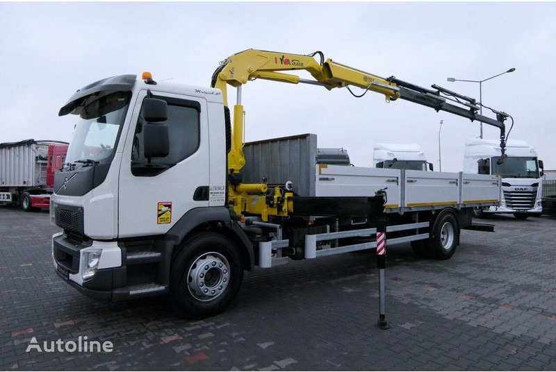 Volvo FE 280 - Бордови камион, Камион с кран: снимка 5 Volvo FE 280 - Бордови камион, Камион с кран: снимка 5