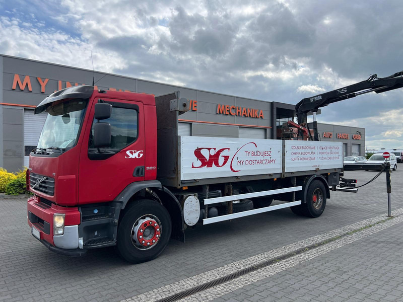 Volvo FE 320 FLATBED CRANE KRAN HDS HIAB 122B-2 DUO - Бордови камион, Камион с кран: снимка 2 Volvo FE 320 FLATBED CRANE KRAN HDS HIAB 122B-2 DUO - Бордови камион, Камион с кран: снимка 2