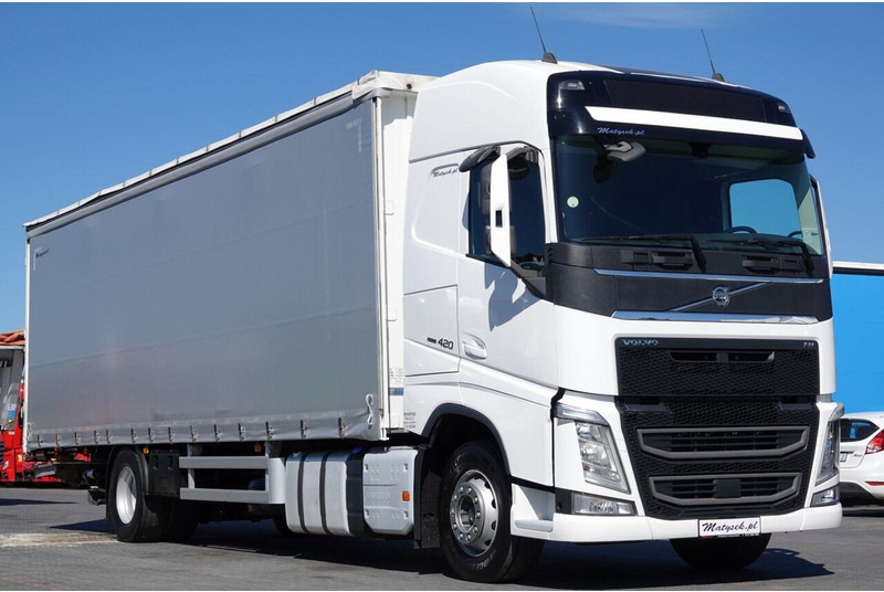 Volvo FH 420 / 4x2 / SOLÓWKA / FIRANKA 9.10 M / I-PARK COOL / WINDA DH - Камион с брезент: снимка 5 Volvo FH 420 / 4x2 / SOLÓWKA / FIRANKA 9.10 M / I-PARK COOL / WINDA DH - Камион с брезент: снимка 5