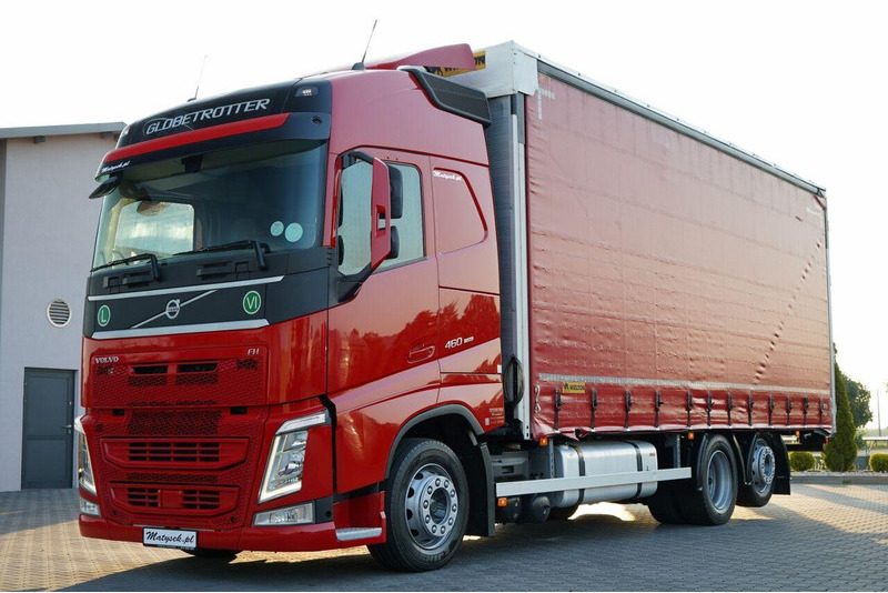 Volvo FH 460 / FIRANKA / 6x2 / PODNOSZONY DACH / I-PARK COOL / OŚ PODN - Камион с брезент: снимка 2 Volvo FH 460 / FIRANKA / 6x2 / PODNOSZONY DACH / I-PARK COOL / OŚ PODN - Камион с брезент: снимка 2