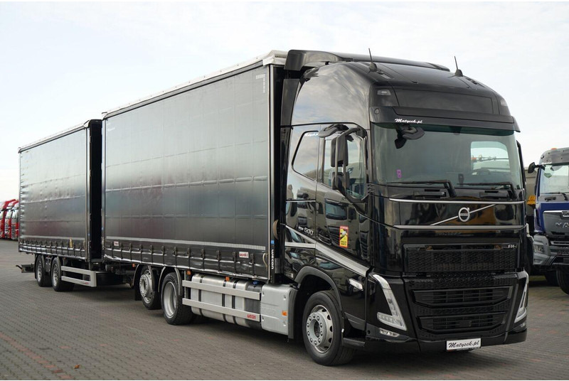 Volvo FH 500 / I-SAVE / XL / ZESTAW TANDEM PRZEJAZDOWY 120 M3 / 2023 - Камион с брезент: снимка 2 Volvo FH 500 / I-SAVE / XL / ZESTAW TANDEM PRZEJAZDOWY 120 M3 / 2023 - Камион с брезент: снимка 2