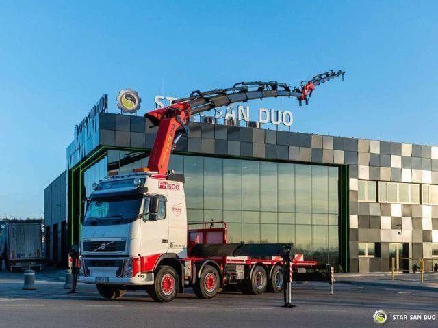 Volvo FH500 8x4 PALFINGER PK 60002 F Crane Tractor - Бордови камион, Камион с кран: снимка 2 Volvo FH500 8x4 PALFINGER PK 60002 F Crane Tractor - Бордови камион, Камион с кран: снимка 2