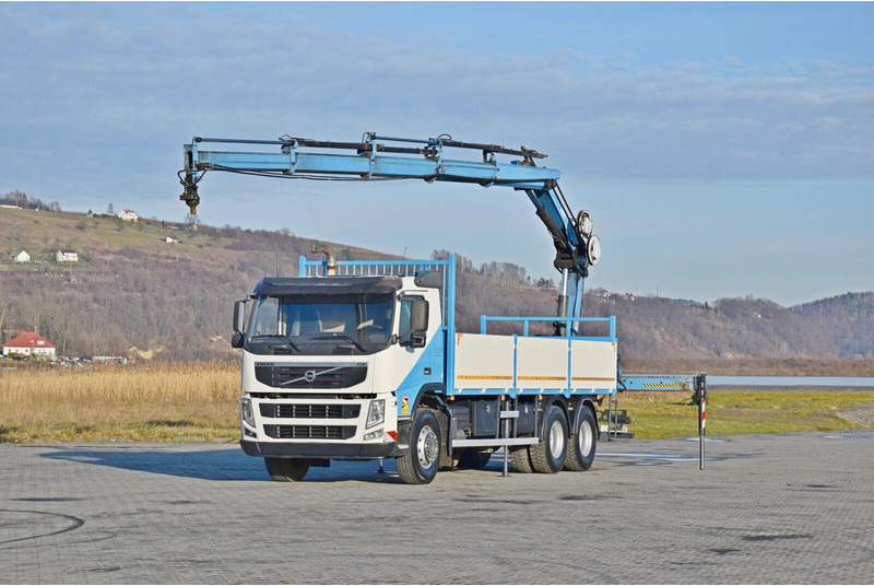 Volvo FM 410 - Бордови камион, Камион с кран: снимка 2 Volvo FM 410 - Бордови камион, Камион с кран: снимка 2