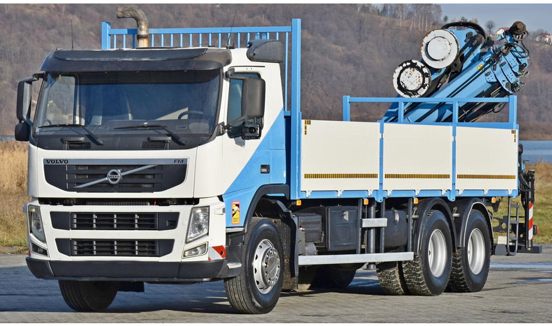 Volvo FM 410 - Бордови камион, Камион с кран: снимка 4 Volvo FM 410 - Бордови камион, Камион с кран: снимка 4