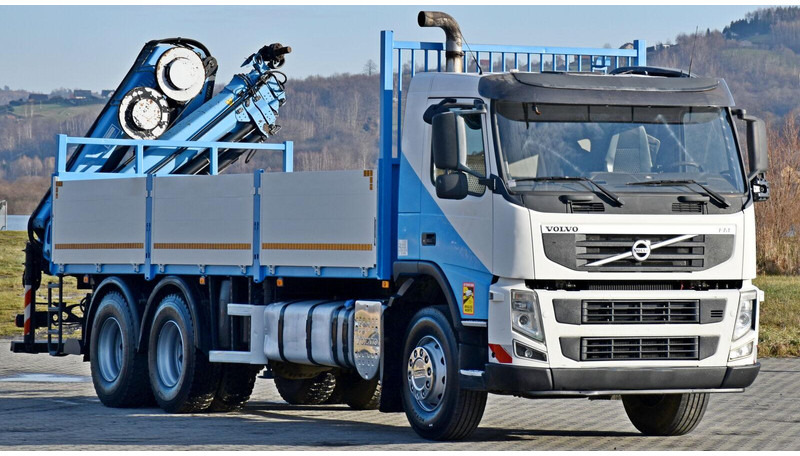 Volvo FM 410 - Бордови камион, Камион с кран: снимка 3 Volvo FM 410 - Бордови камион, Камион с кран: снимка 3