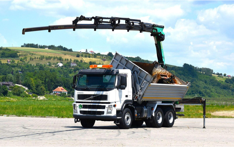 Volvo FM 440 - Самосвал камион, Камион с кран: снимка 1 Volvo FM 440 - Самосвал камион, Камион с кран: снимка 1