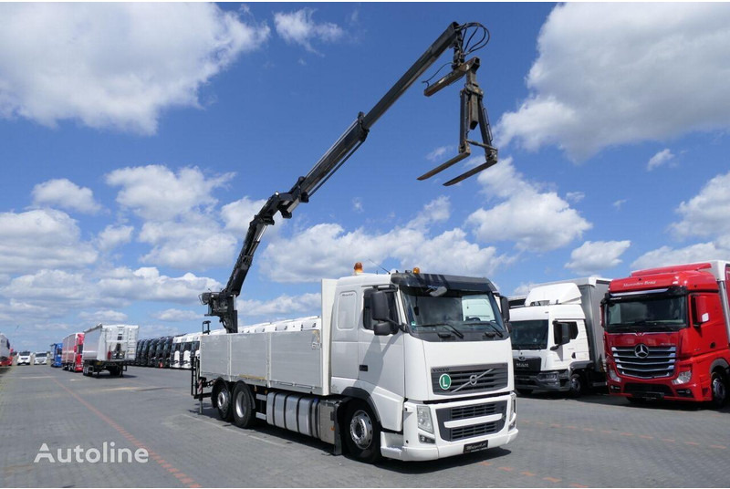 Volvo FM 460 - Бордови камион, Камион с кран: снимка 3 Volvo FM 460 - Бордови камион, Камион с кран: снимка 3