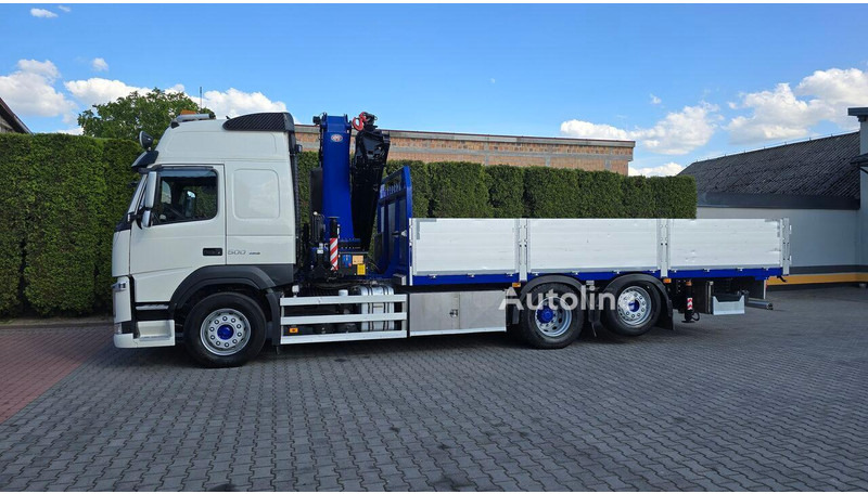 Volvo FM 500 - Flatbed+crane 6x2 - Бордови камион, Камион с кран: снимка 3 Volvo FM 500 - Flatbed+crane 6x2 - Бордови камион, Камион с кран: снимка 3