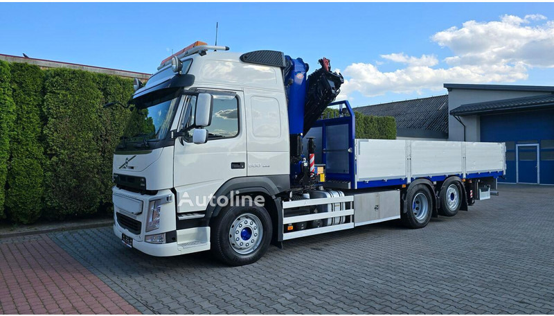 Volvo FM 500 - Flatbed+crane 6x2 - Бордови камион, Камион с кран: снимка 2 Volvo FM 500 - Flatbed+crane 6x2 - Бордови камион, Камион с кран: снимка 2