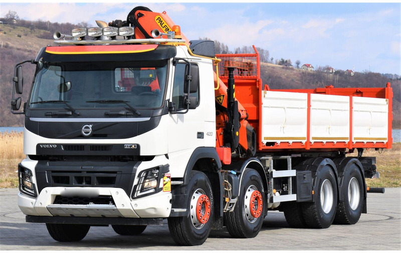 Volvo FMX 420 Kipper 6,20m *PK 1850 2 - SH B*FUNK/8x4 - Самосвал камион, Камион с кран: снимка 4 Volvo FMX 420 Kipper 6,20m *PK 1850 2 - SH B*FUNK/8x4 - Самосвал камион, Камион с кран: снимка 4