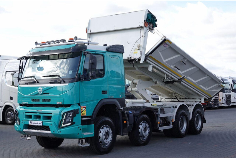 Volvo FMX 500 / 8x4 / HYDROBURTA / BORDMATIC / 2016 ROK / EURO 6 / PO - Самосвал камион: снимка 1 Volvo FMX 500 / 8x4 / HYDROBURTA / BORDMATIC / 2016 ROK / EURO 6 / PO - Самосвал камион: снимка 1