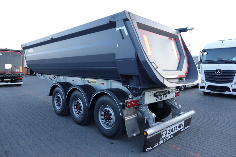 ZASŁAW WYWROTKA 26 m3 / FABRYCZNIE NOWA / STALOWA / RYNNA WANNA HP / 20 - Самосвал полуремарке: снимка 5 ZASŁAW WYWROTKA 26 m3 / FABRYCZNIE NOWA / STALOWA / RYNNA WANNA HP / 20 - Самосвал полуремарке: снимка 5