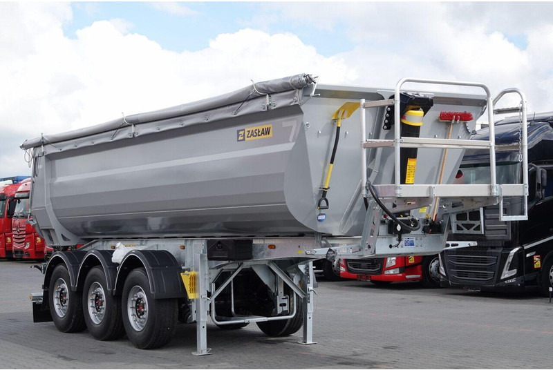 ZASŁAW WYWROTKA 26 m3 / FABRYCZNIE NOWA / STALOWA / RYNNA WANNA HP / OŚ - Самосвал полуремарке: снимка 1 ZASŁAW WYWROTKA 26 m3 / FABRYCZNIE NOWA / STALOWA / RYNNA WANNA HP / OŚ - Самосвал полуремарке: снимка 1