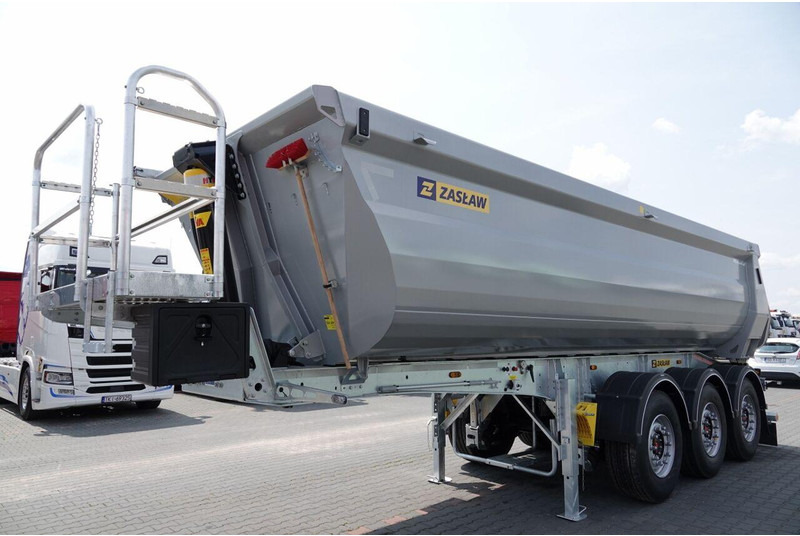 ZASŁAW WYWROTKA 28 m3 / FABRYCZNIE NOWA / STALOWA / RYNNA WANNA HP / OŚ - Самосвал полуремарке: снимка 4 ZASŁAW WYWROTKA 28 m3 / FABRYCZNIE NOWA / STALOWA / RYNNA WANNA HP / OŚ - Самосвал полуремарке: снимка 4