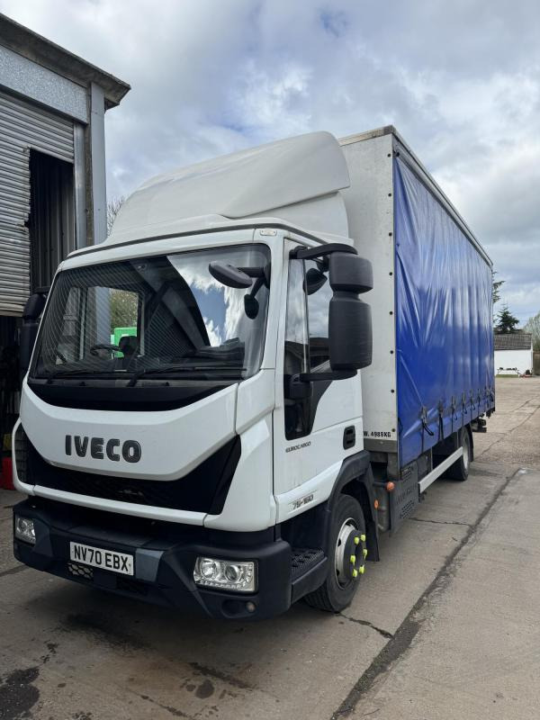 IVECO 75.160 Eurocargo 7.5 Ton Curtainside - Камион с брезент: снимка 1 IVECO 75.160 Eurocargo 7.5 Ton Curtainside - Камион с брезент: снимка 1