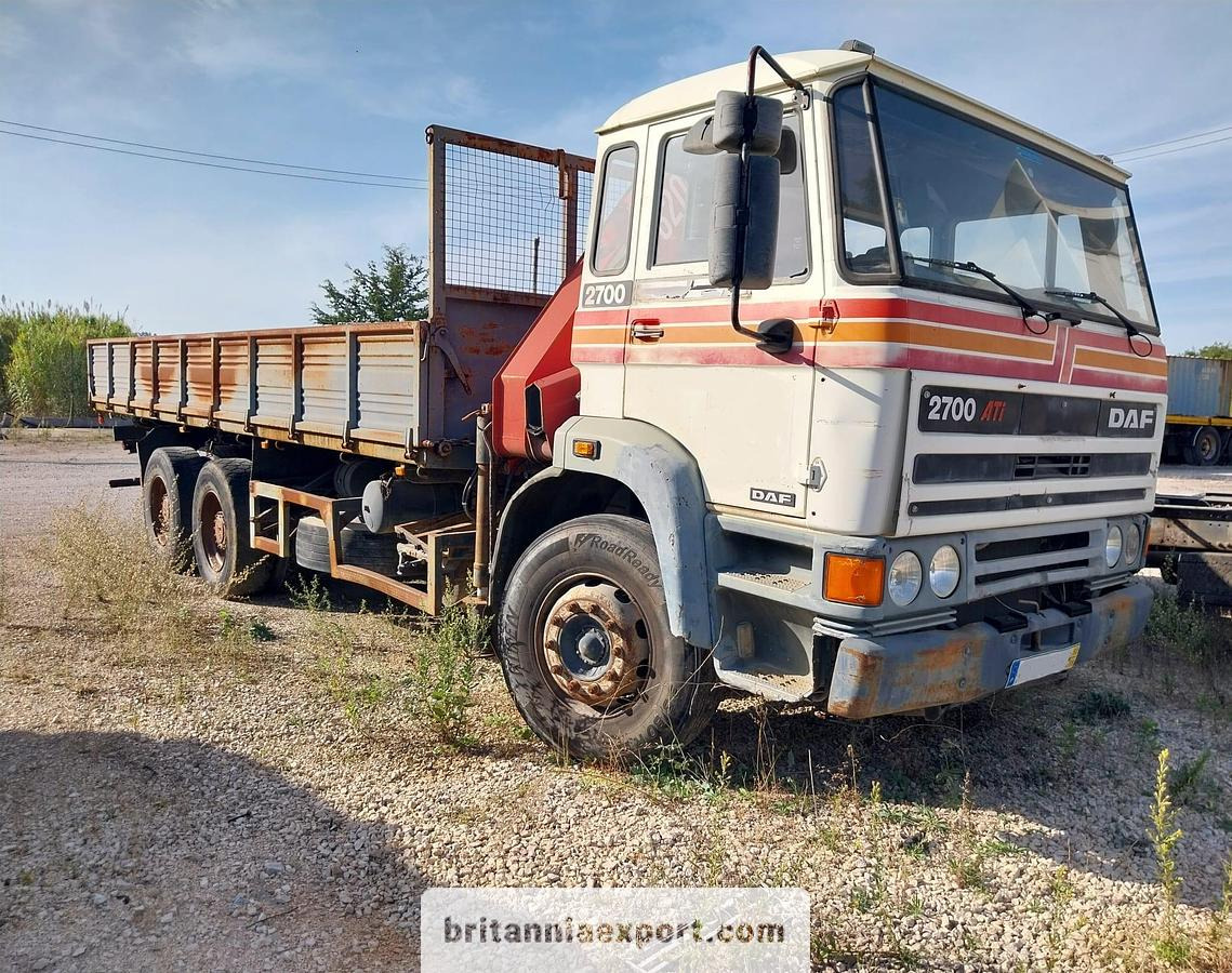 DAF 2700 ATI 6x4 26 Ton Sideways Tipper with HMF 820 Crane | Export Ready. - Самосвал камион, Камион с кран: снимка 1 DAF 2700 ATI 6x4 26 Ton Sideways Tipper with HMF 820 Crane | Export Ready. - Самосвал камион, Камион с кран: снимка 1