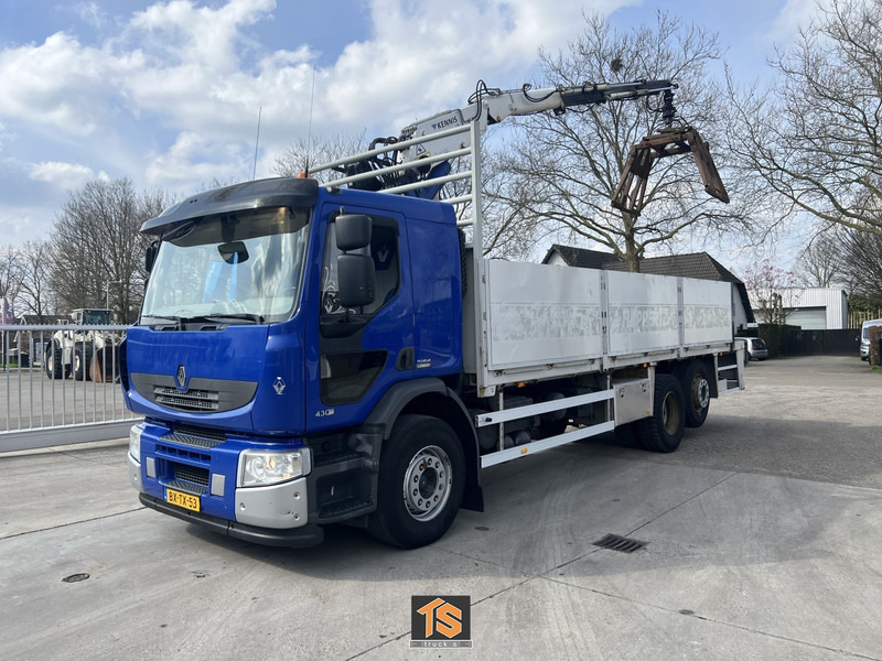 Renault PREMIUM LANDER 430.26 6X2 EL 2M ROLLKRAN - Kennis R16/7 - NL TOP TRUCK - Бордови камион, Камион с кран: снимка 1 Renault PREMIUM LANDER 430.26 6X2 EL 2M ROLLKRAN - Kennis R16/7 - NL TOP TRUCK - Бордови камион, Камион с кран: снимка 1