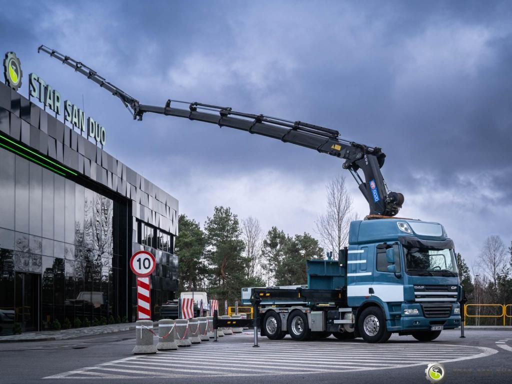 DAF CF 460 6x2 HMF 6020 HDS Crane Fly Jib 5th DAF CF 460 6x2 HMF 6020 HDS Crane Fly Jib 5th - Камион с кран, Бордови камион: снимка 1 DAF CF 460 6x2 HMF 6020 HDS Crane Fly Jib 5th DAF CF 460 6x2 HMF 6020 HDS Crane Fly Jib 5th - Камион с кран, Бордови камион: снимка 1