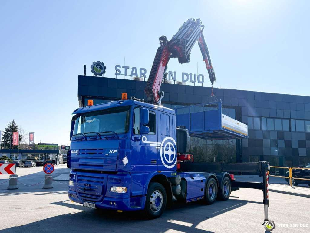 DAF XF 105.510 6x4 FASSI 450 FLY JIB Winch 5th - Камион с кран: снимка 1 DAF XF 105.510 6x4 FASSI 450 FLY JIB Winch 5th - Камион с кран: снимка 1