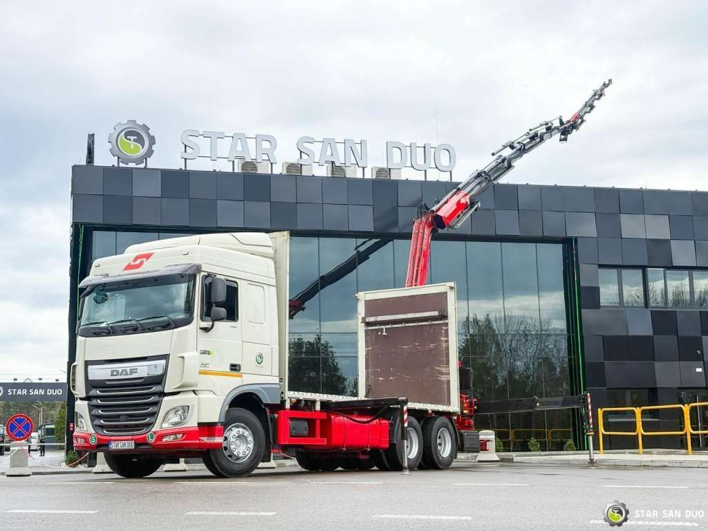 DAF XF 440 6x2 Fassi F365 FLY JIBCranePallet Grippe - Камион с кран: снимка 1 DAF XF 440 6x2 Fassi F365 FLY JIBCranePallet Grippe - Камион с кран: снимка 1