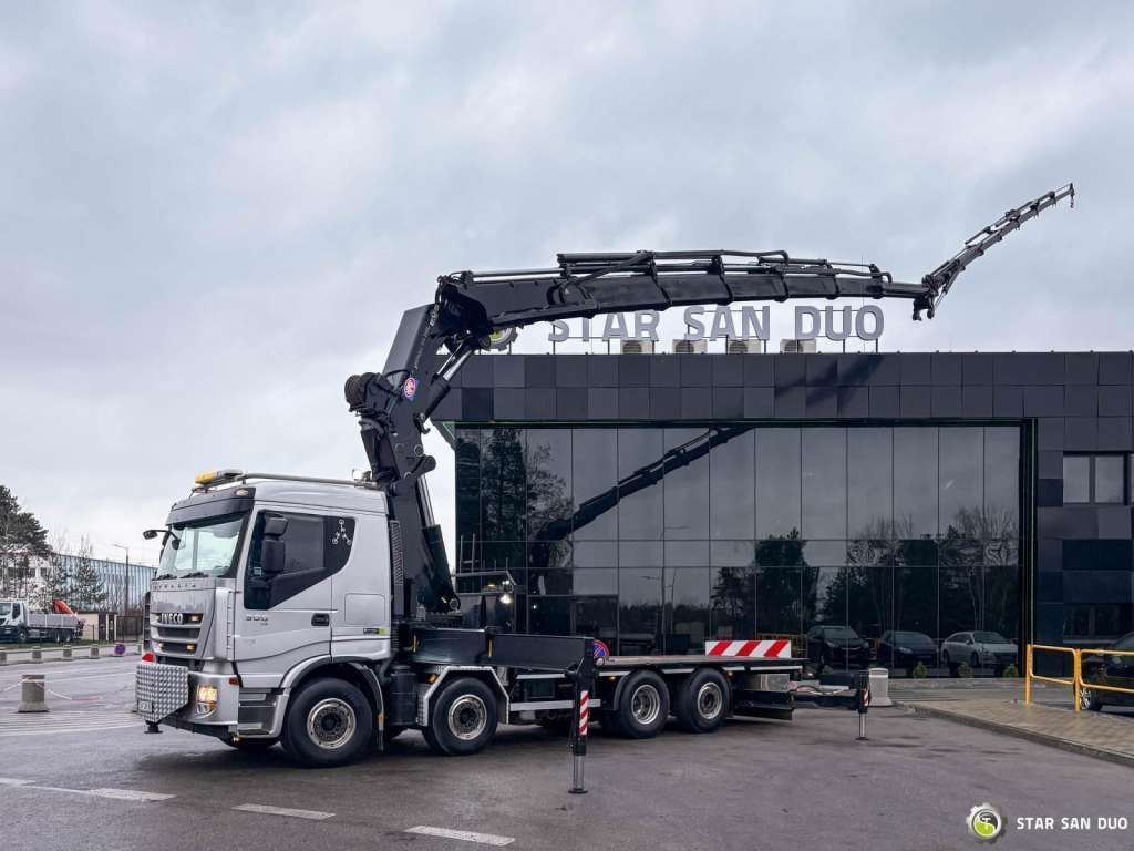 Iveco STRALIS AS320S50Y 8x2 HMF 8520-0K6 FLY JIB Winc - Камион с кран: снимка 3 Iveco STRALIS AS320S50Y 8x2 HMF 8520-0K6 FLY JIB Winc - Камион с кран: снимка 3