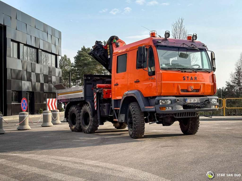 MAN STAR 266 MAN 6x6 PALFINGER PK 18001 Crane Kran - Камион с кран: снимка 3 MAN STAR 266 MAN 6x6 PALFINGER PK 18001 Crane Kran - Камион с кран: снимка 3