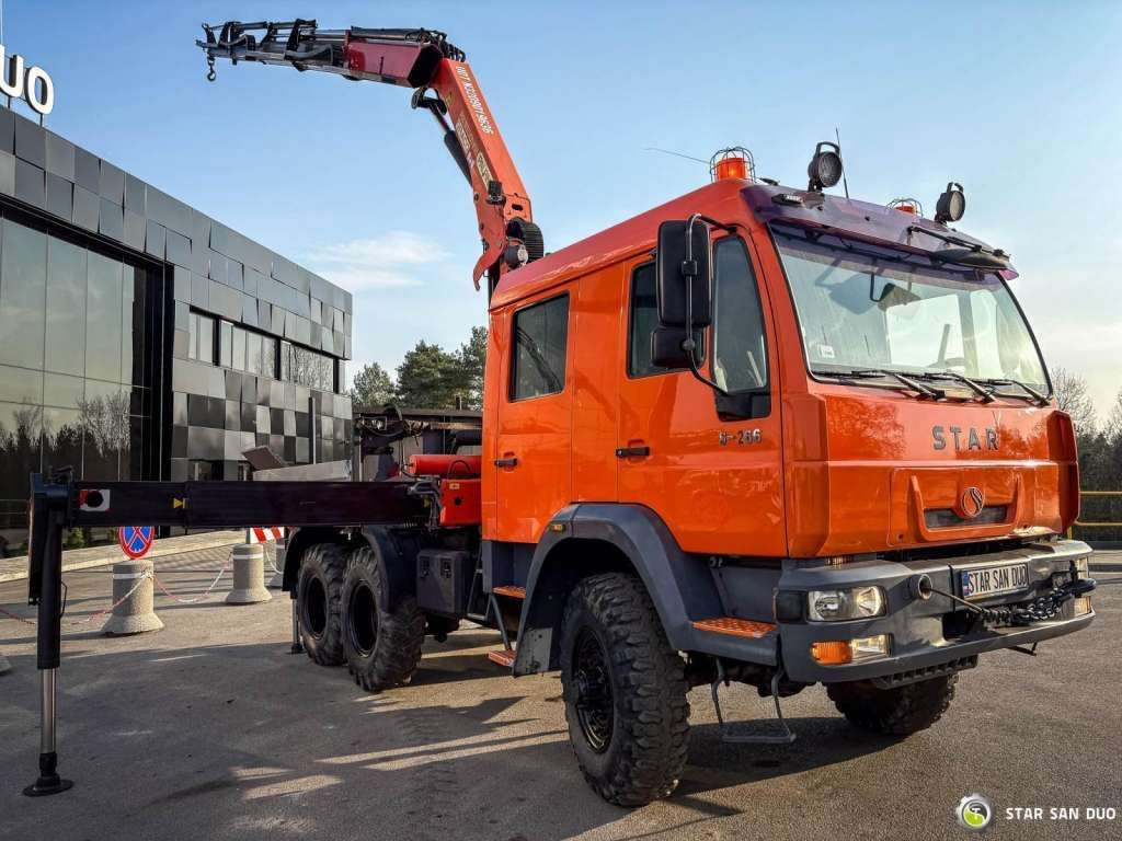 MAN STAR 266 MAN 6x6 PALFINGER PK 18001 Crane Kran - Камион с кран: снимка 4 MAN STAR 266 MAN 6x6 PALFINGER PK 18001 Crane Kran - Камион с кран: снимка 4