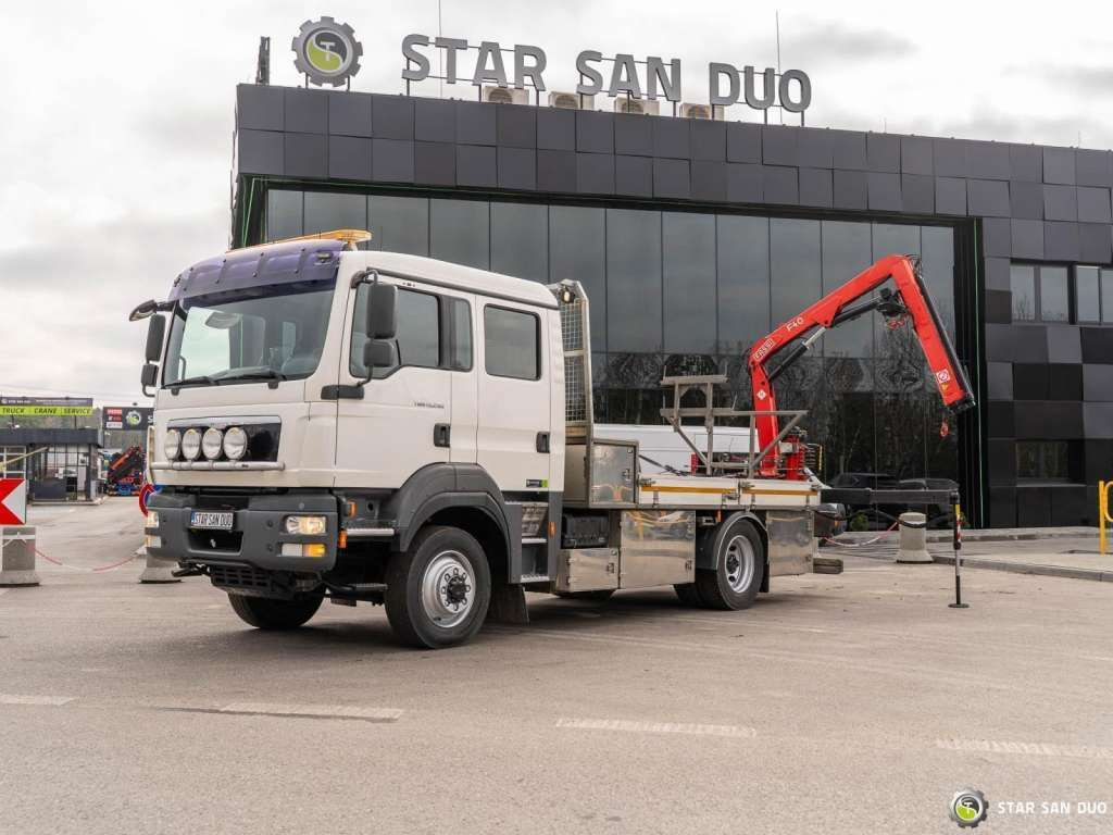 MAN TGM 13.290 4x4 FASSI F40B22 Crane Camper DOKA - Камион с кран: снимка 1 MAN TGM 13.290 4x4 FASSI F40B22 Crane Camper DOKA - Камион с кран: снимка 1