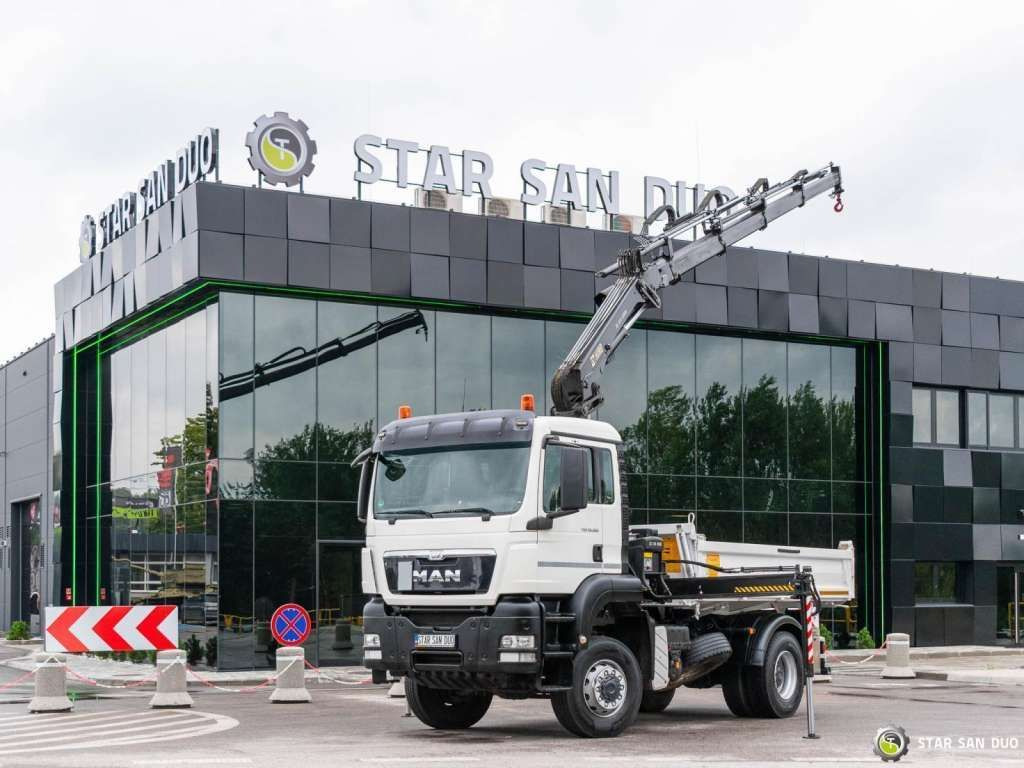 MAN TGS 18.360 4x4 HIAB 144 E-4 Crane Kipper - Самосвал камион: снимка 3 MAN TGS 18.360 4x4 HIAB 144 E-4 Crane Kipper - Самосвал камион: снимка 3