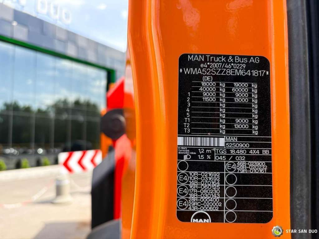 Лизинг на  MAN  TGS 18.480 4x4 PALFINGER PK 22002  Crane Kipper MAN  TGS 18.480 4x4 PALFINGER PK 22002  Crane Kipper: снимка 25