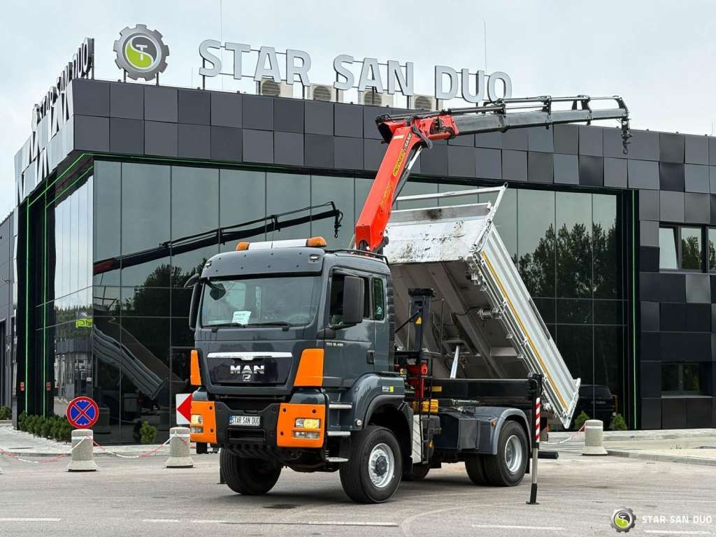 MAN TGS 18.480 PALFINGER PK 16502 HDS Crane,Kipper - Камион с кран: снимка 2 MAN TGS 18.480 PALFINGER PK 16502 HDS Crane,Kipper - Камион с кран: снимка 2