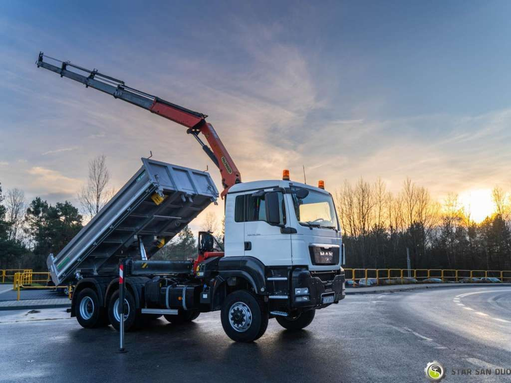 MAN TGS 26.360 6x6 PALFINGER PK 18001 EH Crane Kipe - Камион с кран: снимка 4 MAN TGS 26.360 6x6 PALFINGER PK 18001 EH Crane Kipe - Камион с кран: снимка 4