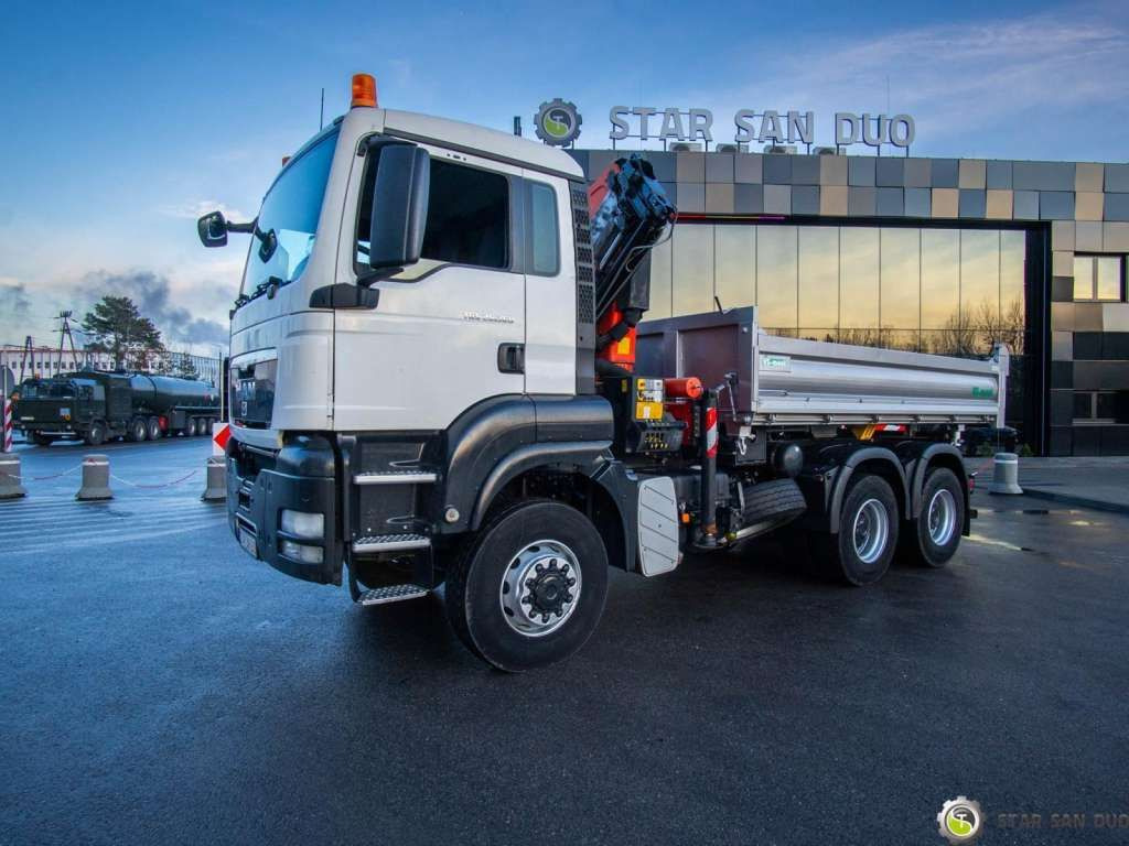 MAN TGS 26.360 6x6 PALFINGER PK 18001 EH Crane Kipe - Самосвал камион: снимка 2 MAN TGS 26.360 6x6 PALFINGER PK 18001 EH Crane Kipe - Самосвал камион: снимка 2