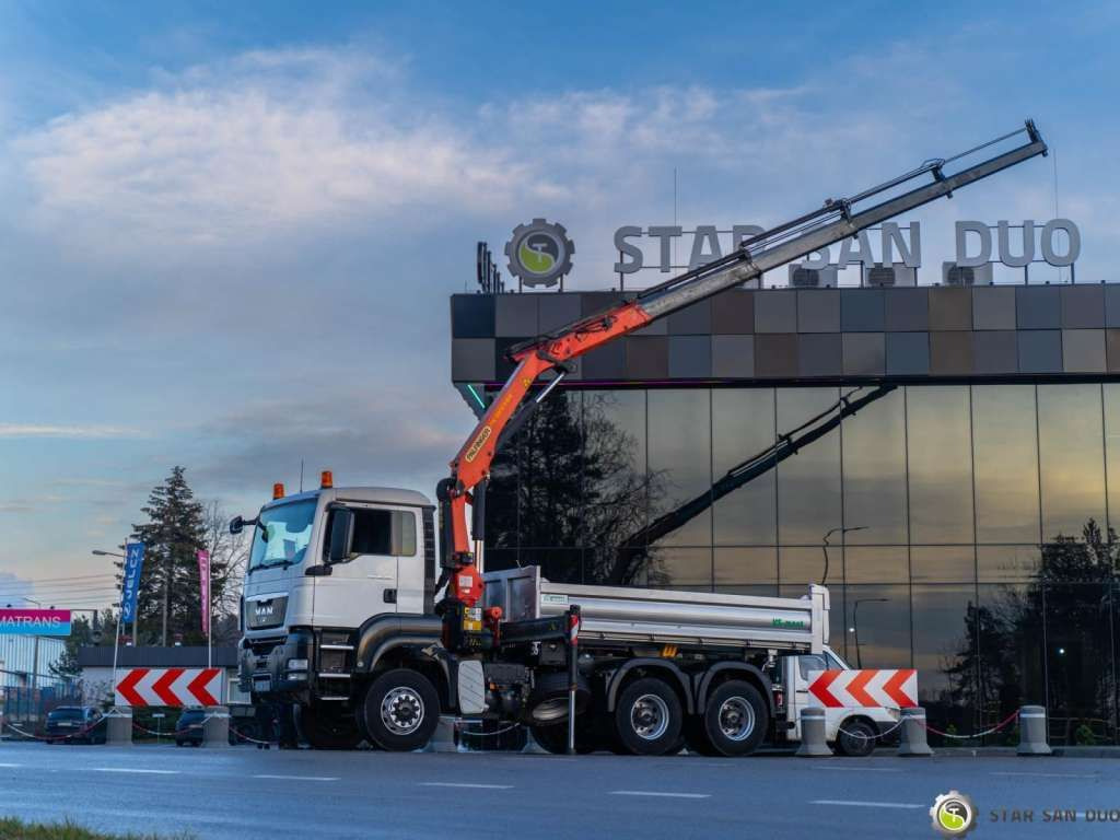 MAN TGS 26.360 6x6 PALFINGER PK 18001 EH Crane Kipe - Камион с кран: снимка 3 MAN TGS 26.360 6x6 PALFINGER PK 18001 EH Crane Kipe - Камион с кран: снимка 3
