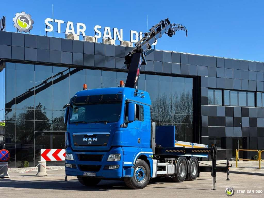 MAN TGS 33.480 6x4 HIAB 377E-5 HIPRO Crane - Камион с кран: снимка 4 MAN TGS 33.480 6x4 HIAB 377E-5 HIPRO Crane - Камион с кран: снимка 4