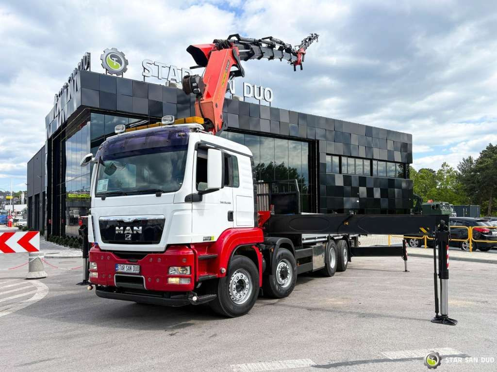 MAN TGS 35.480 8x4 PALFINGER PK 60002 Fly Jib Winch - Камион с кран: снимка 3 MAN TGS 35.480 8x4 PALFINGER PK 60002 Fly Jib Winch - Камион с кран: снимка 3