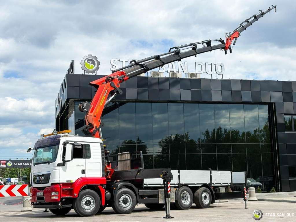 MAN TGS 35.480 8x4 PALFINGER PK 60002 Fly Jib Winch - Камион с кран: снимка 1 MAN TGS 35.480 8x4 PALFINGER PK 60002 Fly Jib Winch - Камион с кран: снимка 1