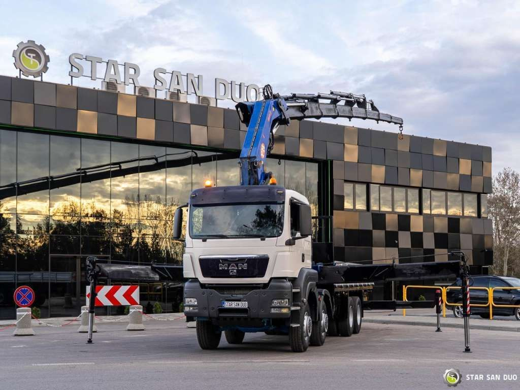 MAN TGS 41.480 8x8 PM 85SP HDS Crane - Камион с кран: снимка 1 MAN TGS 41.480 8x8 PM 85SP HDS Crane - Камион с кран: снимка 1