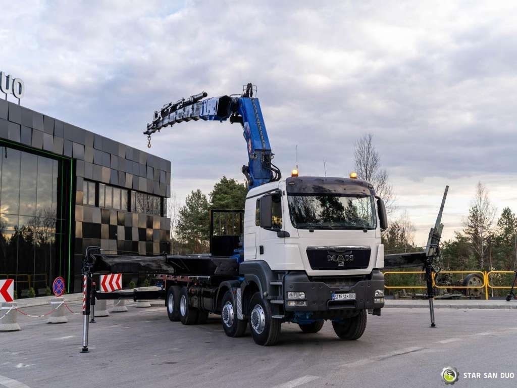 MAN TGS 41.480 8x8 PM 85SP HDS Crane - Камион с кран: снимка 3 MAN TGS 41.480 8x8 PM 85SP HDS Crane - Камион с кран: снимка 3