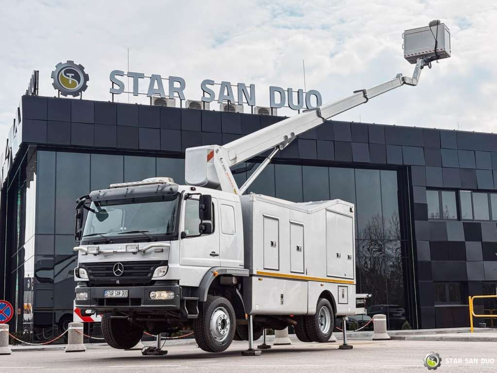 Mercedes-Benz 1529 4x4 Atego Lift Palfinger Wumag WT 230 - Автовишка: снимка 3 Mercedes-Benz 1529 4x4 Atego Lift Palfinger Wumag WT 230 - Автовишка: снимка 3